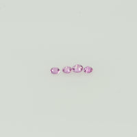 0.8-1.8 mm Natural Pink Sapphire Loose Gemstone Round Diamond Cut Cleanish Quality Color