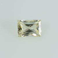 0.72 Cts Natural Yellow Sapphire Loose Gemstone Baguette Cut
