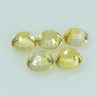 5.0 mm Natural Yellow Sapphire Loose Gemstone Round Cut