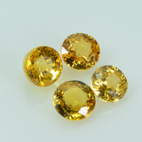 5.0 mm Natural Yellow Sapphire Loose Gemstone Round Cut