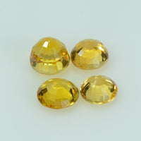 5.0 mm Natural Yellow Sapphire Loose Gemstone Round Cut
