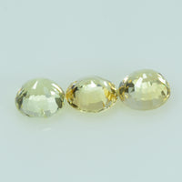 5.0 mm Lot Natural Yellow Sapphire Loose Gemstone Round Cut