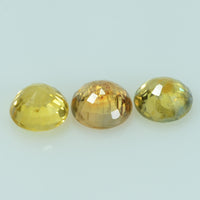 5.5 mm Natural Yellow Sapphire Loose Gemstone Round Cut