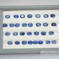 7x5 MM Natural Blue Sapphire Loose Gemstone Oval Cut