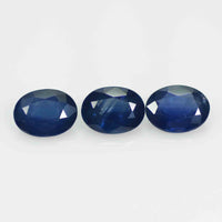 8x6 MM Natural Blue Sapphire Loose Gemstone Oval Cut