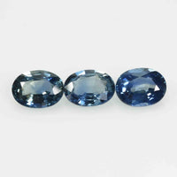 8x6 MM Natural Teal Bluish Green Sapphire Loose Gemstone Oval Cut