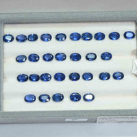 7x5 MM Natural Blue Sapphire Loose Gemstone Oval Cut