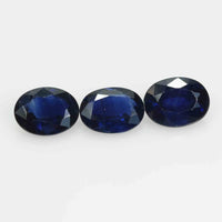 8x6 MM Natural Blue Sapphire Loose Gemstone Oval Cut
