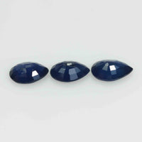 7x5 MM Natural Blue Sapphire Loose Gemstone Pear Cut