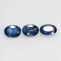 7x5 MM Natural Blue Sapphire Loose Gemstone Oval Cut