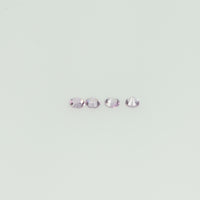 1.6-1.8 mm Natural Pink Sapphire Loose Gemstone Round Diamond Cut Cleanish Quality Color