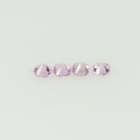 2.5 mm Natural Pink Sapphire Loose Gemstone Round Diamond Cut VS Quality Color