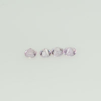 2.5 mm Natural Pink Sapphire Loose Gemstone Round Diamond Cut VS Quality Color