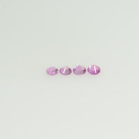 2.0 mm Natural Pink Sapphire Loose Gemstone Round Diamond Cut Vs Quality Color