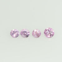 2.0 mm Natural Pink Sapphire Loose Gemstone Round Diamond Cut Vs Quality Color