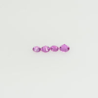 1.8-2.3 mm Natural Pink Sapphire Loose Gemstone Round Diamond Cut Vs Quality A Color