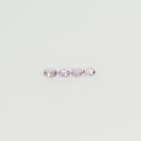 1.8-2.5 mm Natural Pink Sapphire Loose Gemstone Round Diamond Cut Vs Quality Color