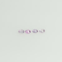 1.5-4 mm Natural Pink Sapphire Loose Gemstone Round Diamond Cut Pk Quality