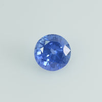 0.72 Cts Natural Blue Sapphire Loose Gemstone Round Cut