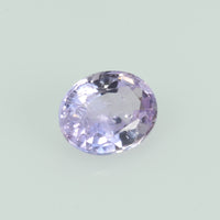 0.45 Cts Natural Lavender Sapphire Loose Gemstone Oval Cut