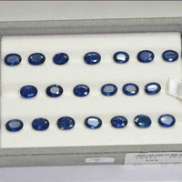 8x6 MM Natural Blue Sapphire Loose Gemstone Oval Cut