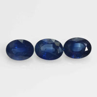 8x6 MM Natural Blue Sapphire Loose Gemstone Oval Cut
