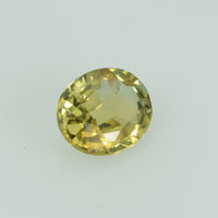 0.39 Cts Natural Yellow Sapphire Loose Gemstone Oval Cut