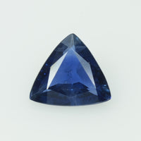 0.52 Cts Natural Blue Sapphire Loose Gemstone Trillion Cut