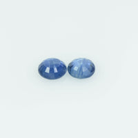 3.7 mm Natural Blue Sapphire Loose Gemstone Round Cut