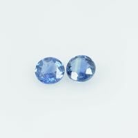 4 mm Natural Blue Sapphire Loose Gemstone Round Cut