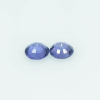 4 mm Natural Blue Sapphire Loose Gemstone Round Cut