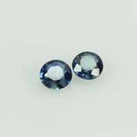 3.5 mm Natural Blue Sapphire Loose Gemstone Round Cut