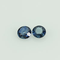 3.5 mm Natural Blue Sapphire Loose Gemstone Round Cut