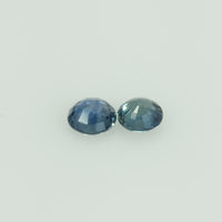3.4 mm Natural Blue Sapphire Loose Gemstone Round Cut