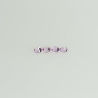 1.2-3.5 mm Natural Pink Sapphire Loose Gemstone Round Diamond Cut Cleanish Quality