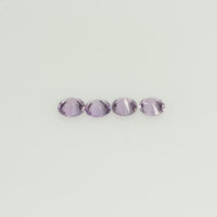 1.4-3.5 mm Natural Pink Sapphire Loose Gemstone Round Diamond Cut Cleanish Quality