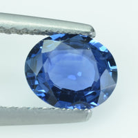 0.73 cts natural blue sapphire loose gemstone oval cut AGL Certified