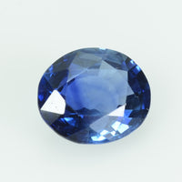 0.84 Cts Natural Blue Sapphire Loose Gemstone Oval Cut AGL Certified