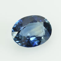 1.00 Cts Natural Blue Sapphire Loose Gemstone Oval Cut AGL Certified