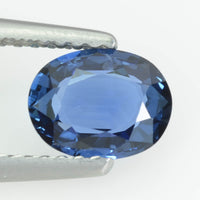 1.00 cts natural blue sapphire loose gemstone oval cut