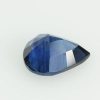 0.94 cts natural blue sapphire loose gemstone pear cut