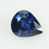 0.94 cts natural blue sapphire loose gemstone pear cut