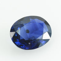 1.02 cts natural blue sapphire loose gemstone oval cut AGL Certified