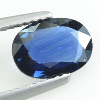 1.11 cts natural blue sapphire loose gemstone oval cut AGL Certified