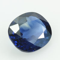 1.37 cts natural blue sapphire loose gemstone cushion cut AGL Certified