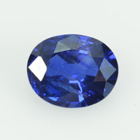 0.89 cts natural blue sapphire loose gemstone oval cut AGL Certified