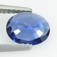 1.00 cts natural blue sapphire loose gemstone oval cut AGL Certified