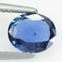 1.00 cts natural blue sapphire loose gemstone oval cut AGL Certified