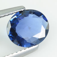 1.00 cts natural blue sapphire loose gemstone oval cut AGL Certified