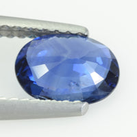 1.08 cts natural blue sapphire loose gemstone oval cut AGL Certified